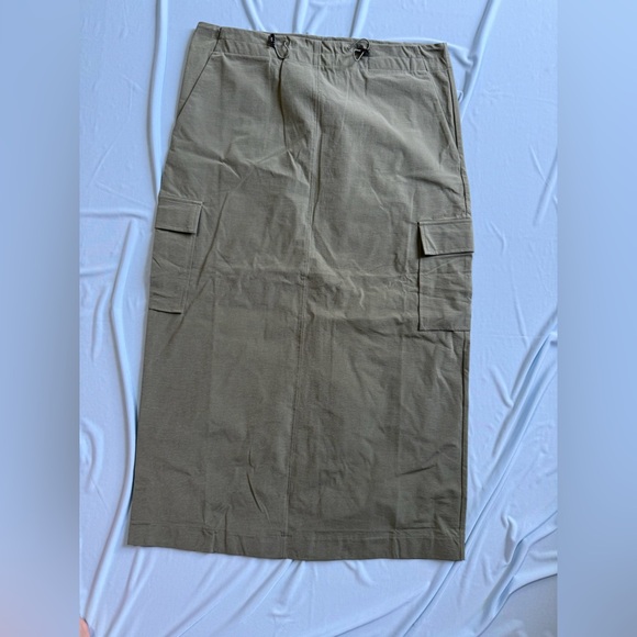 Mango Khaki Pencil Skirt - Picture 3 of 7